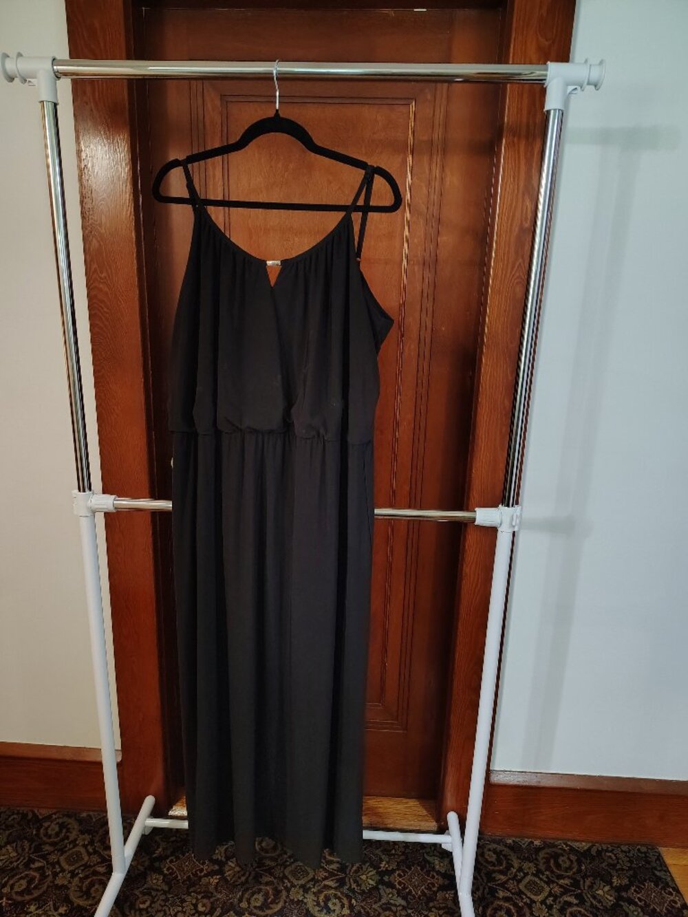 Plus size sleeveless maxi dress